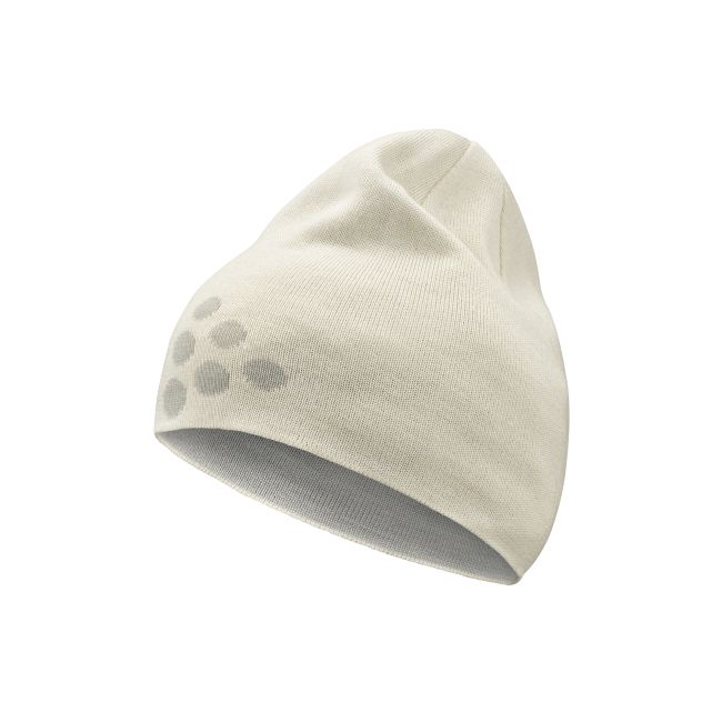 Craft ADV Nordic Training Merino Logo Hat – Căciulă din lână merinos cu logo - Alb