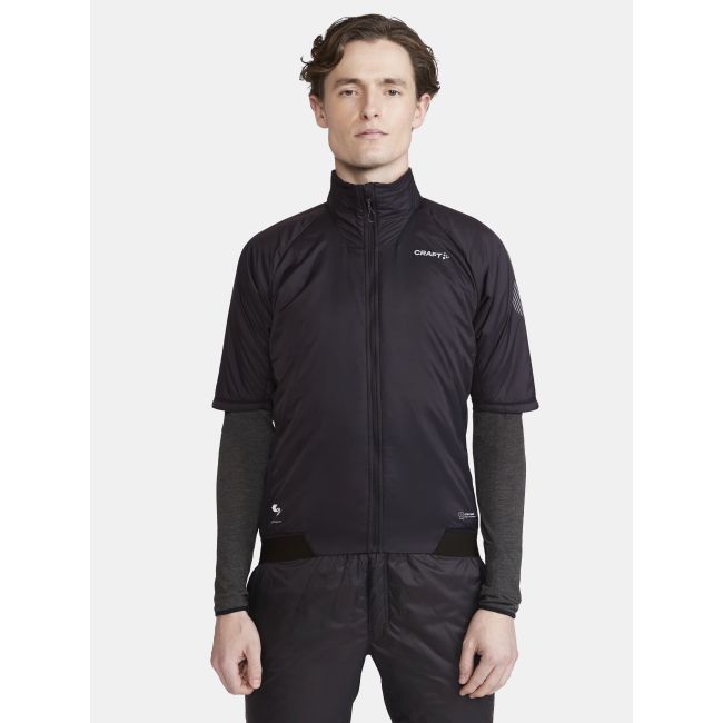 Craft PRO Gravel Subz Padded SS Tee – Vestă de ciclism gravel căptușită - Negru