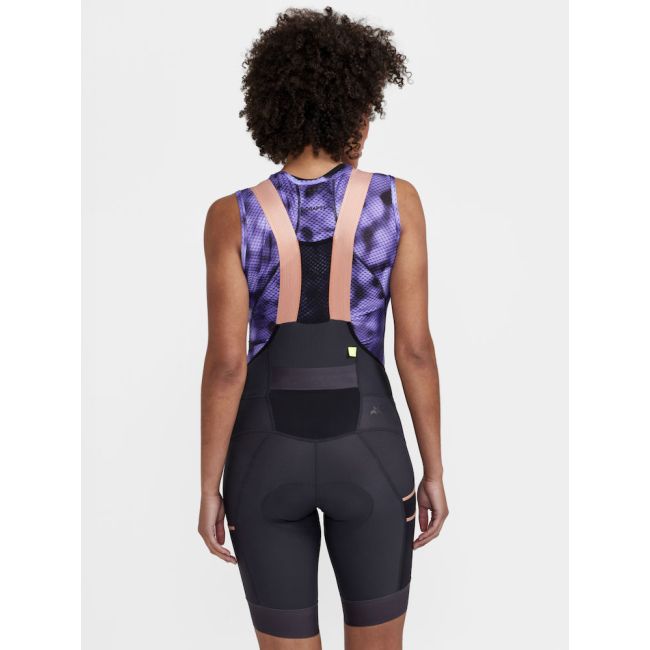 Craft PRO Gravel Bib Shorts W – Pantaloni scurți de ciclism gravel cu bretele, pro - Gri