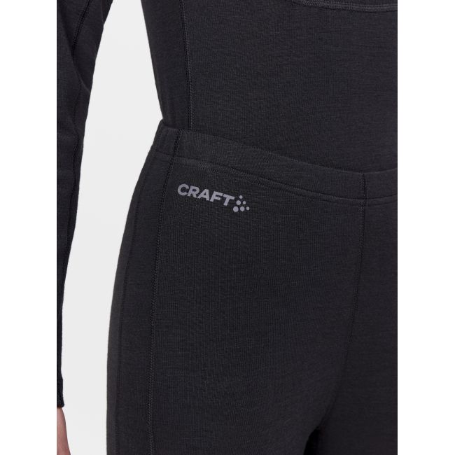 Craft ADV Wool Merino Pant W – Pantaloni strat de bază cu lână merinos - Negru