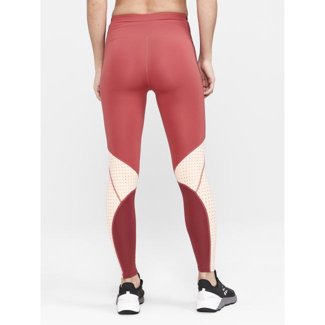 Craft ADV HIT Tights 2 W – Colanți de antrenament cu talie înaltă - Roșu