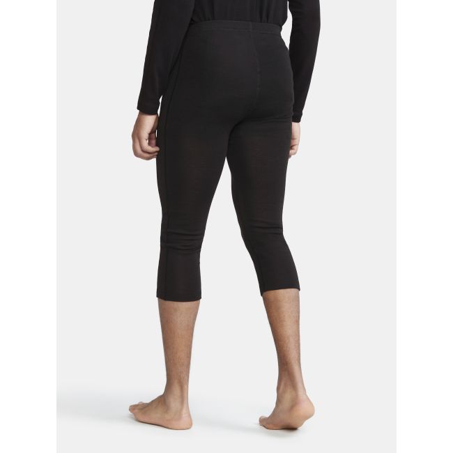 Craft ADV Wool Merino Knickers – Pantaloni 3/4 strat de bază cu lână merinos - Negru