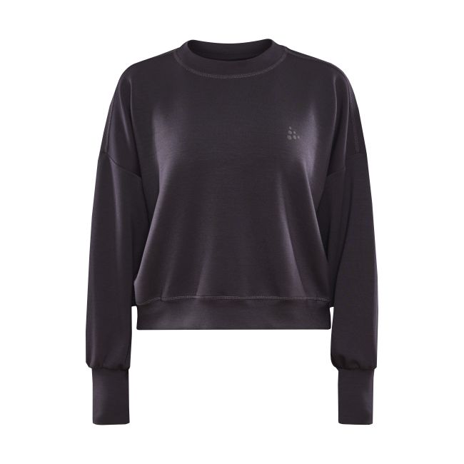 Craft ADV Hit Relaxed Sweatshirt W – Bluză scurtă lejeră de antrenament - Gri