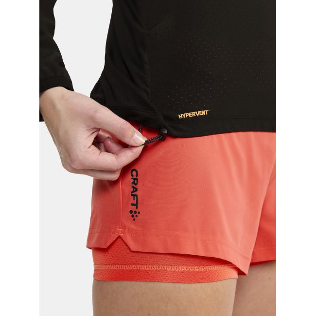 Craft PRO Hypervent LS Wind Top 2 W – Bluză de alergare anti-vânt ultraușoară - Negru