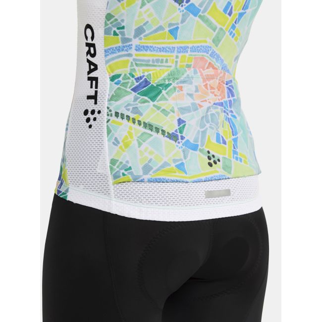 Craft ADV Endur Graphic Jersey W – Tricou de ciclism cu imprimeu - Alb