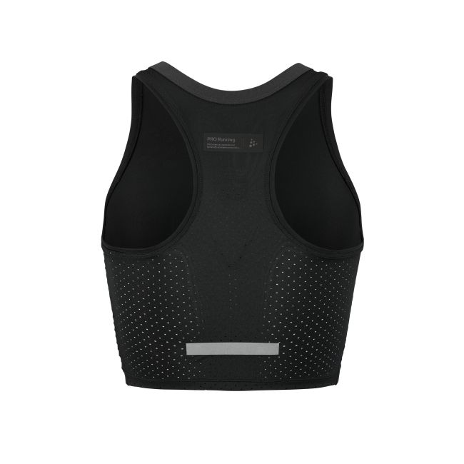 Craft PRO Hypervent Cropped Top 2 W – Top scurt de alergare - Negru