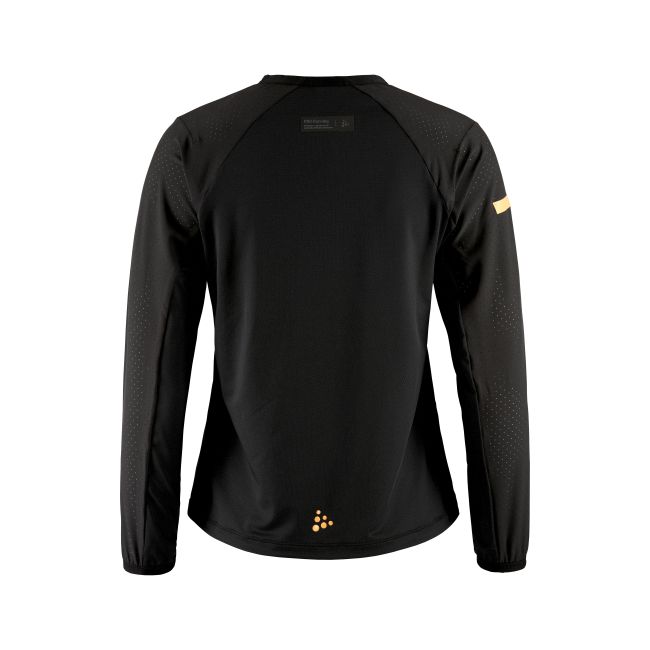 Craft PRO Hypervent LS Wind Top 2 W – Bluză de alergare anti-vânt ultraușoară - Negru