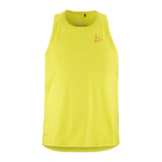 Craft PRO Hypervent Singlet 2 – Maiou de alergare ultraușor - Galben