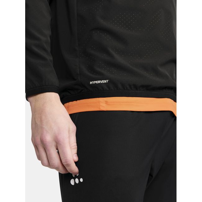 Craft PRO Hypervent LS Wind Top 2 – Bluză de alergare anti-vânt ultraușoară - Negru