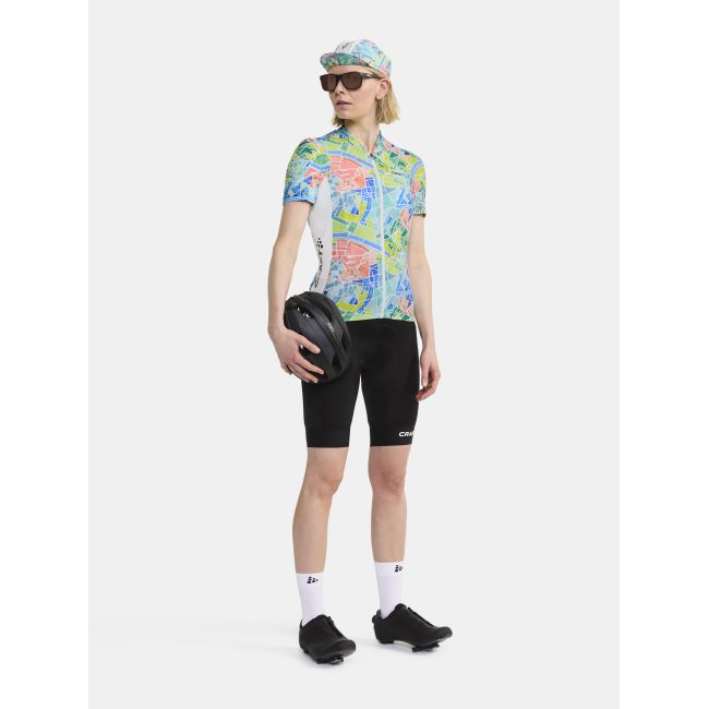 Craft ADV Endur Graphic Jersey W – Tricou de ciclism cu imprimeu - Alb