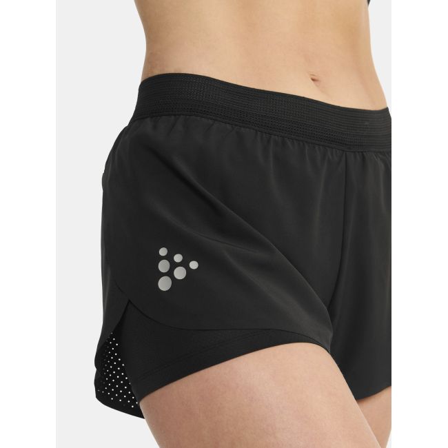 Craft PRO Hypervent Split Shorts 2 W – Pantaloni scurți de concurs cu șliț - Negru
