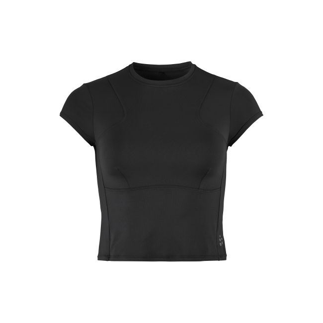 Craft ADV Tone Cropped Tee W – Tricou scurt de antrenament - Negru