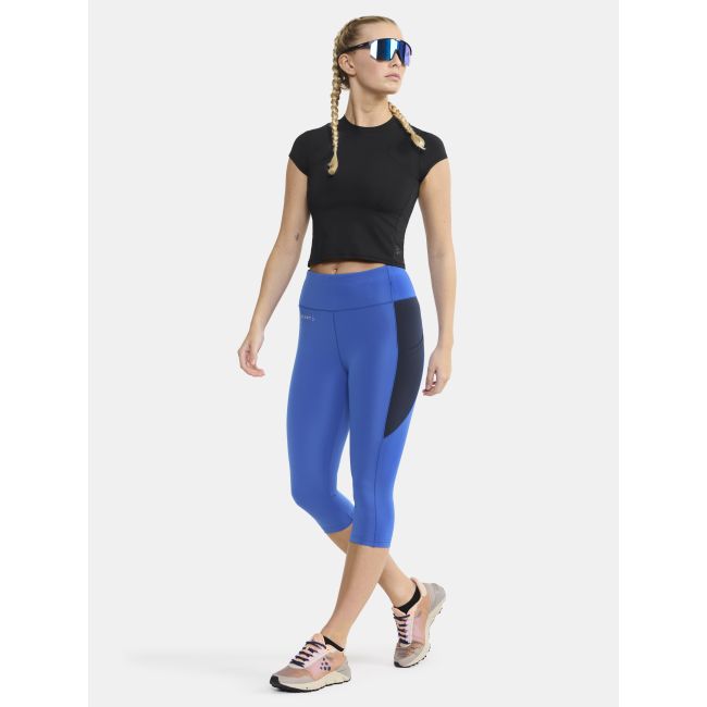 Craft ADV Tone Cropped Tee W – Tricou scurt de antrenament - Negru