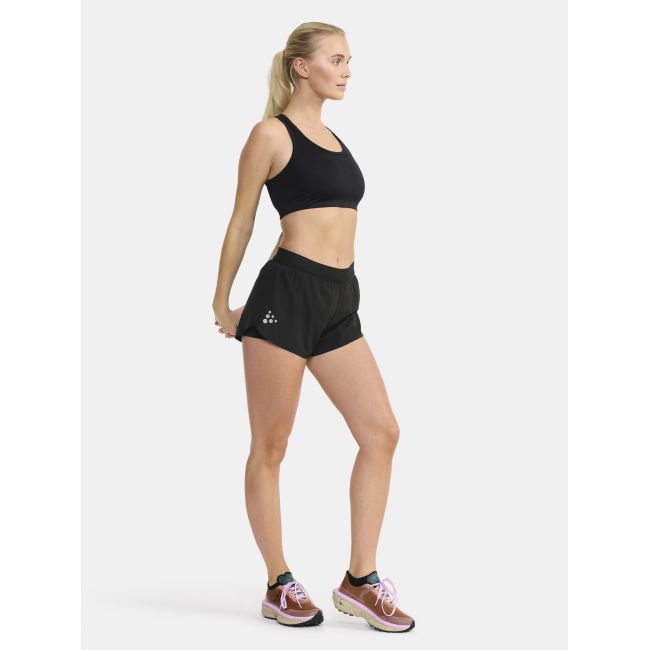 Craft PRO Hypervent Split Shorts 2 W – Pantaloni scurți de concurs cu șliț - Negru