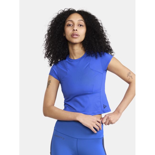 Craft ADV Tone Cropped Tee W – Tricou scurt de antrenament - Albastru