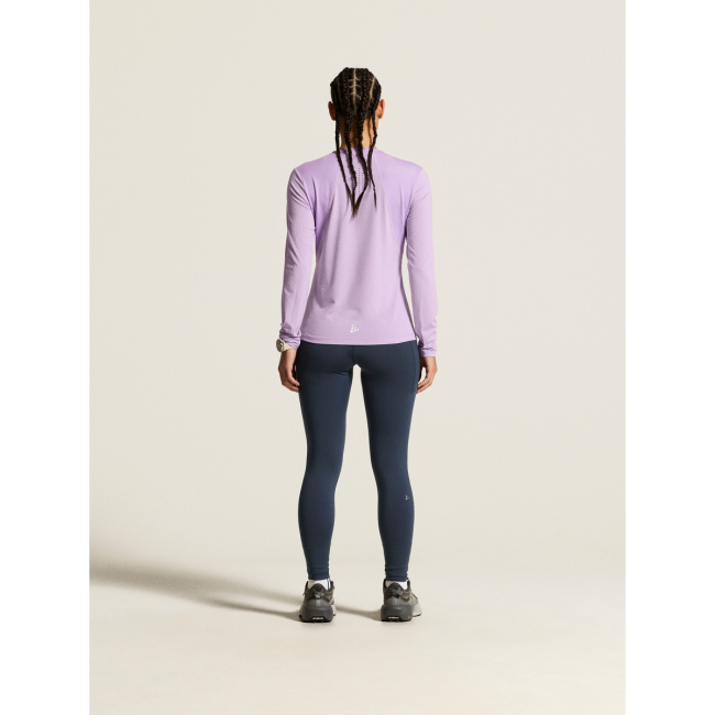 Craft ADV Essence LS Tee 2 W – Bluză tehnică cu mânecă lungă - Mov (7280)