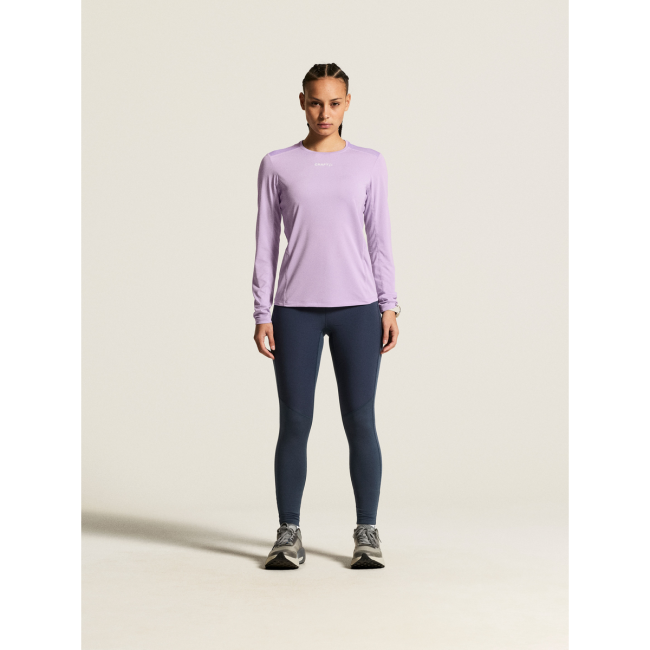 Craft ADV Essence LS Tee 2 W – Bluză tehnică cu mânecă lungă - Mov (7280)