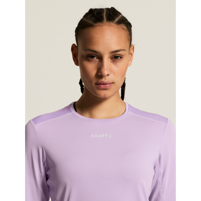 Craft ADV Essence LS Tee 2 W – Bluză tehnică cu mânecă lungă - Mov (7280)