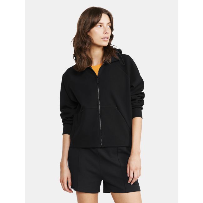 Craft ADV Join FZ Hoodie W – Hanorac cu fermoar întreg - Negru