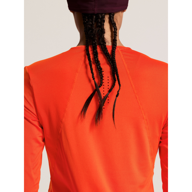 Craft ADV Essence LS Tee 2 W – Bluză tehnică cu mânecă lungă - Portocaliu