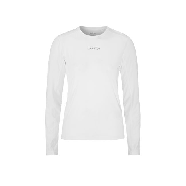 Craft ADV Essence LS Tee 2 W – Bluză tehnică cu mânecă lungă - Alb