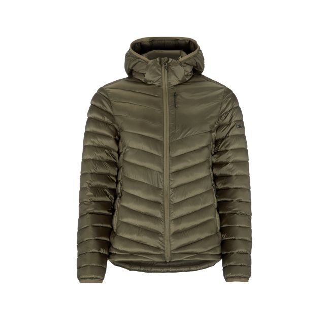 Craft Core Explore LT Insulation Jacket W – Geacă matlasată caldă cu glugă - Verde