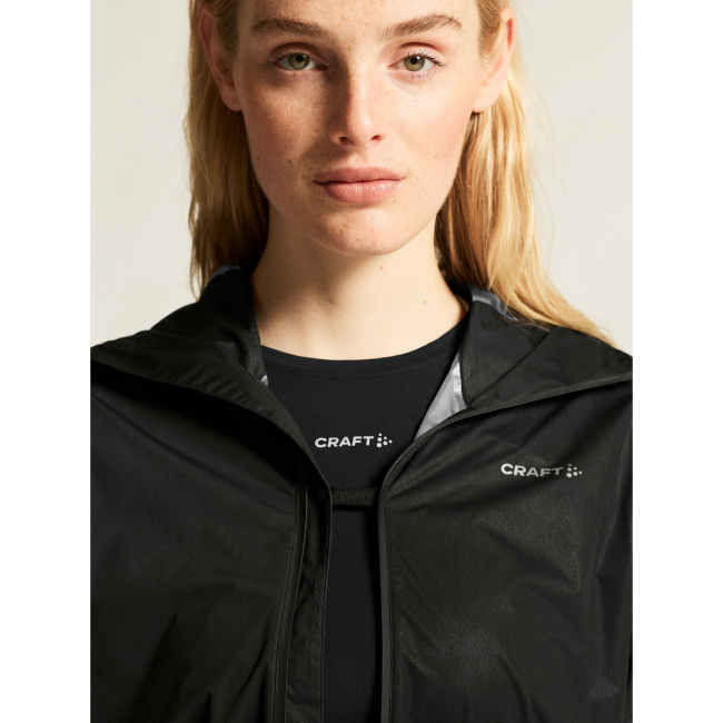 Craft PRO Hydro Lightweight Jacket W – Geacă de alergare impermeabilă ultraușoară - Negru (9999)