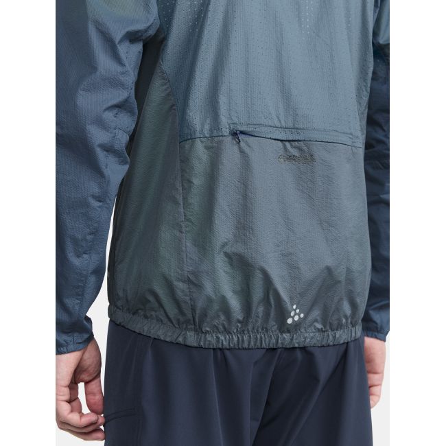 Craft ADV Offroad Wind Jacket – Geacă de vânt de ciclism cu glugă - Albastru