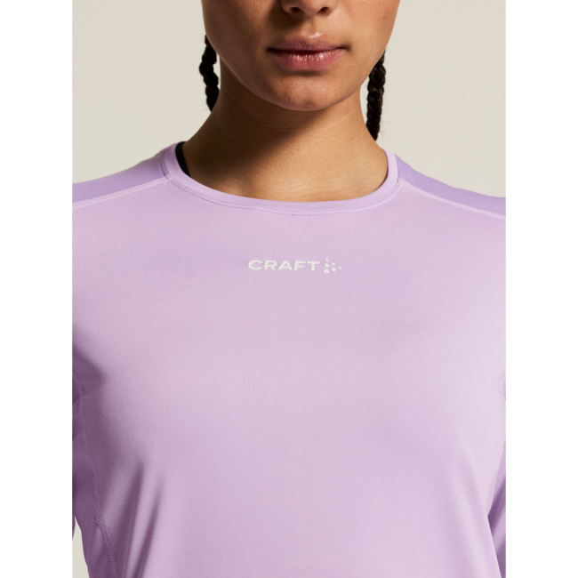 Craft ADV Essence LS Tee 2 W – Bluză tehnică cu mânecă lungă - Mov (7280)