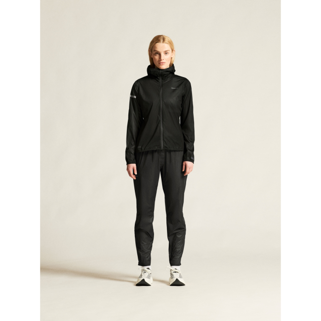 Craft PRO Hydro Lightweight Jacket W – Geacă de alergare impermeabilă ultraușoară - Negru (9999)