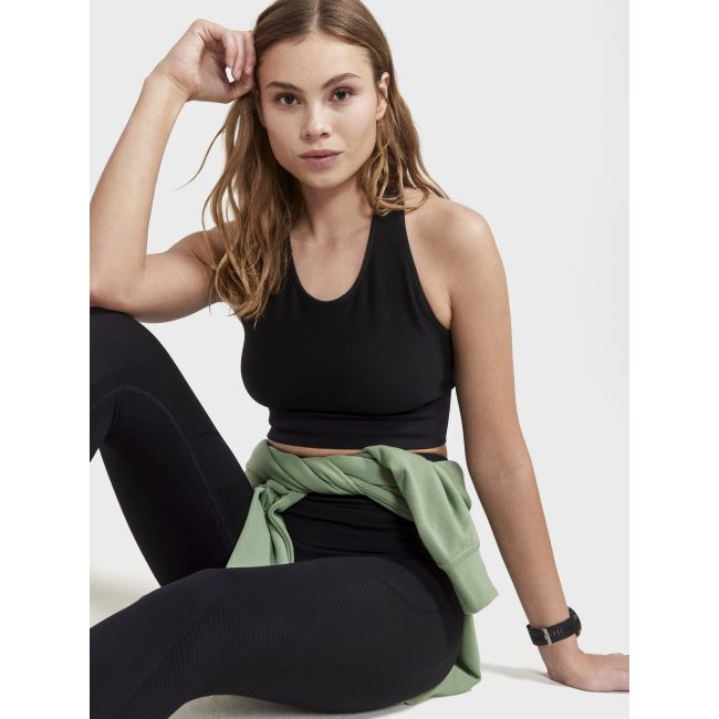 Craft ADV Tone Seamless Top W – Bustieră sport fără cusături - Negru
