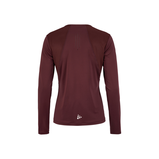 Craft ADV Essence LS Tee 2 W – Bluză tehnică cu mânecă lungă - Roșu