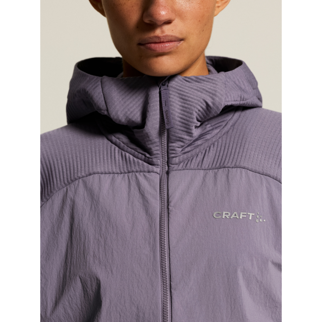 Craft Subz Light Hood Sweater W – Bluză hibridă cu glugă - Mov