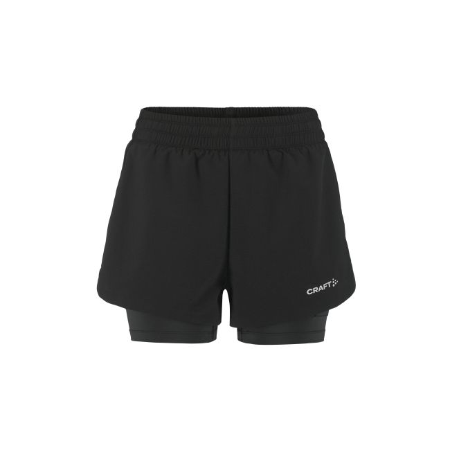 Craft ADV Essence 2-IN-1 Shorts 2 W – Pantaloni scurți de antrenament 2 în 1 - Negru