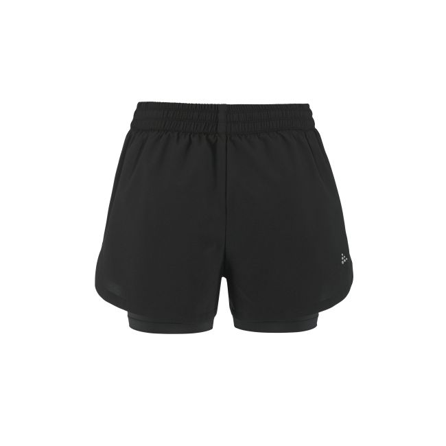 Craft ADV Essence 2-IN-1 Shorts 2 W – Pantaloni scurți de antrenament 2 în 1 - Negru