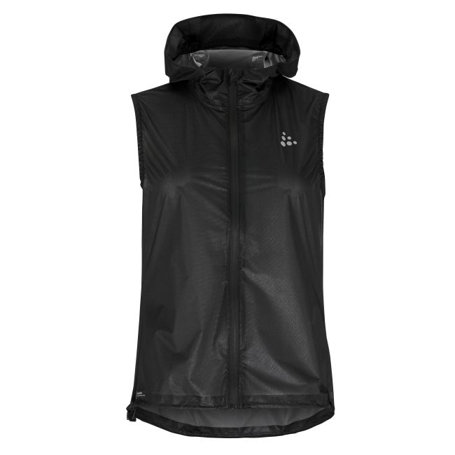Craft PRO Hydro Lightweight Vest W – Vestă de alergare impermeabilă ultraușoară - Negru