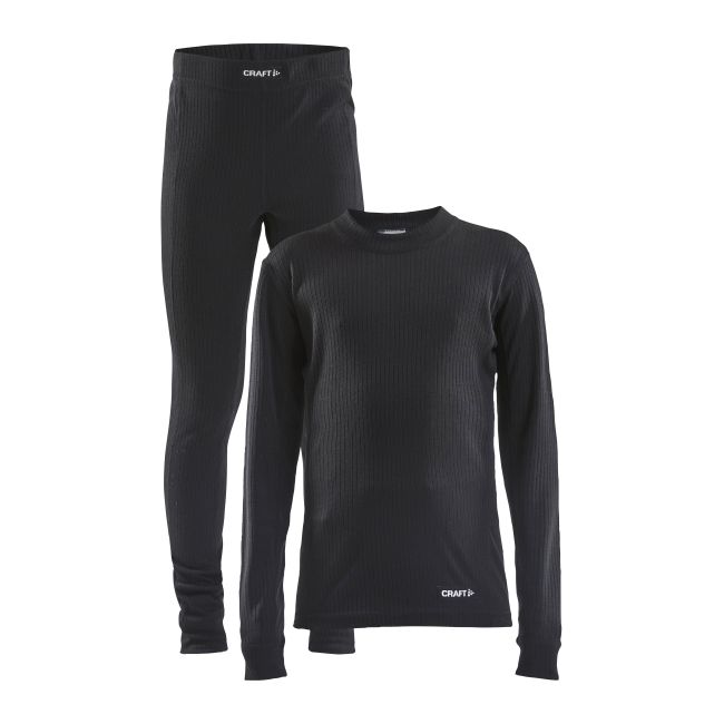 Craft Core Dry Baselayer Set Junior – Set strat de bază pentru copii - Negru