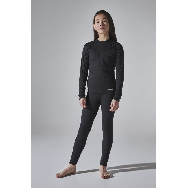 Craft Core Dry Baselayer Set Junior – Set strat de bază pentru copii - Negru