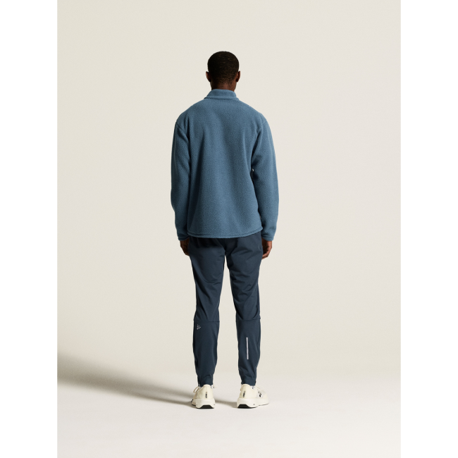 Craft Join Pile Fleece HZ – Bluză fleece pufos cu fermoar scurt - Albastru