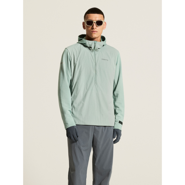 Craft Subz Light Hood Sweater – Bluză hibridă cu glugă - Verde (6550)