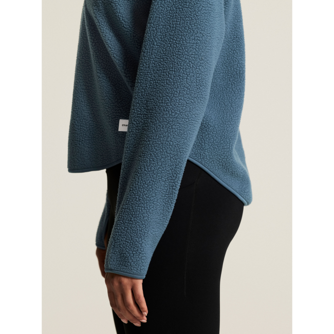 Craft Join Pile Fleece HZ W – Bluză fleece pufos cu fermoar scurt - Albastru