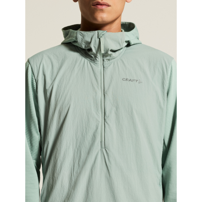 Craft Subz Light Hood Sweater – Bluză hibridă cu glugă - Verde (6550)