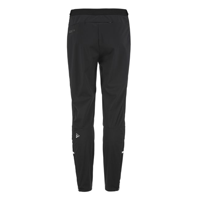 Craft PRO Nordic Race FZ Pants – Pantaloni de concurs schi fond cu fermoar întreg - Negru