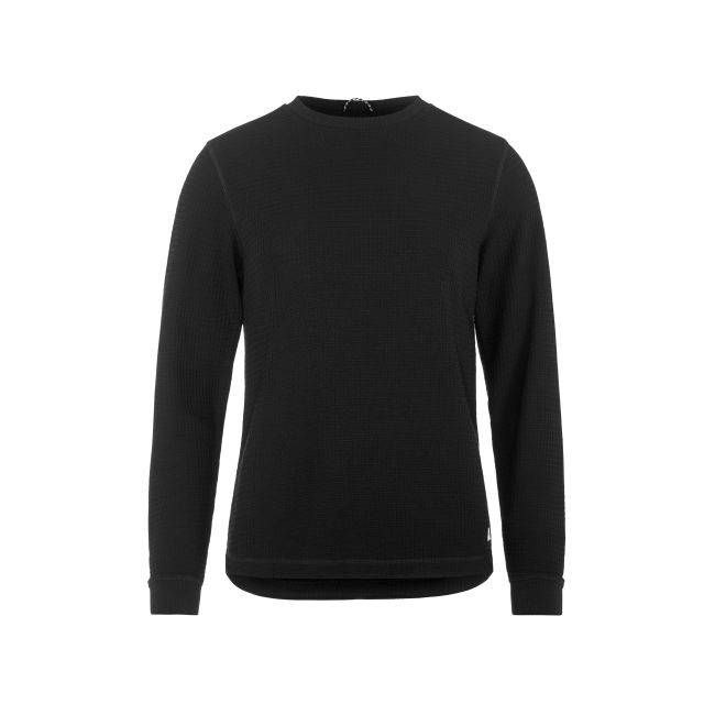 Craft Wool Waffle Rn W – Bluză din lână cu textură waffle - Negru
