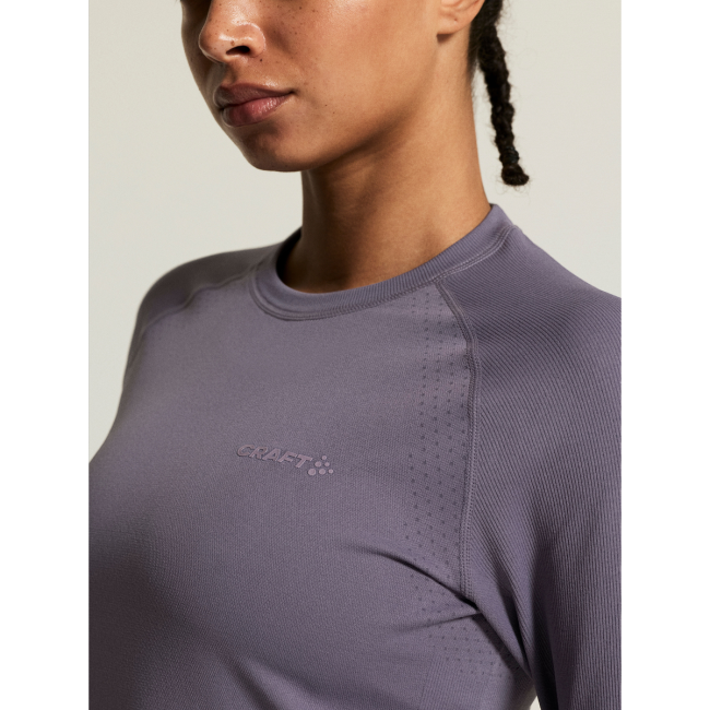 Craft Active Comfort LS 2 W – Bluză strat de bază - Mov (B763)