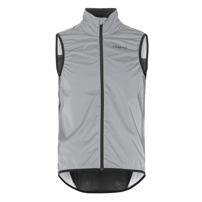 Craft ADV Essence Lumen Wind Vest – Vestă de ciclism anti-vânt reflectorizantă - Gri