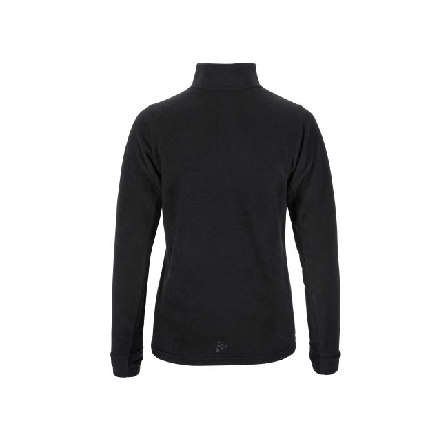 Craft Core Explore Fleece Midlayer W – Bluză microfleece cu fermoar scurt - Negru