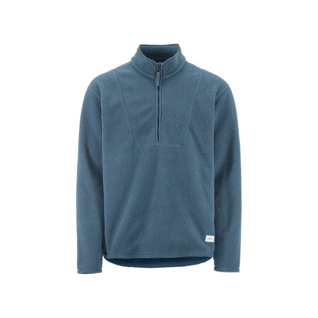 Craft Join Pile Fleece HZ – Bluză fleece pufos cu fermoar scurt - Albastru