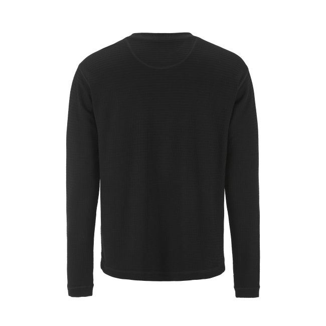 Craft Layers Wool Waffle Rn – Bluză din lână cu textură waffle - Negru