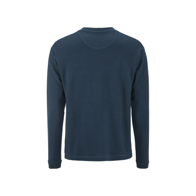 Craft Layers Wool Waffle Rn – Bluză din lână cu textură waffle - Albastru